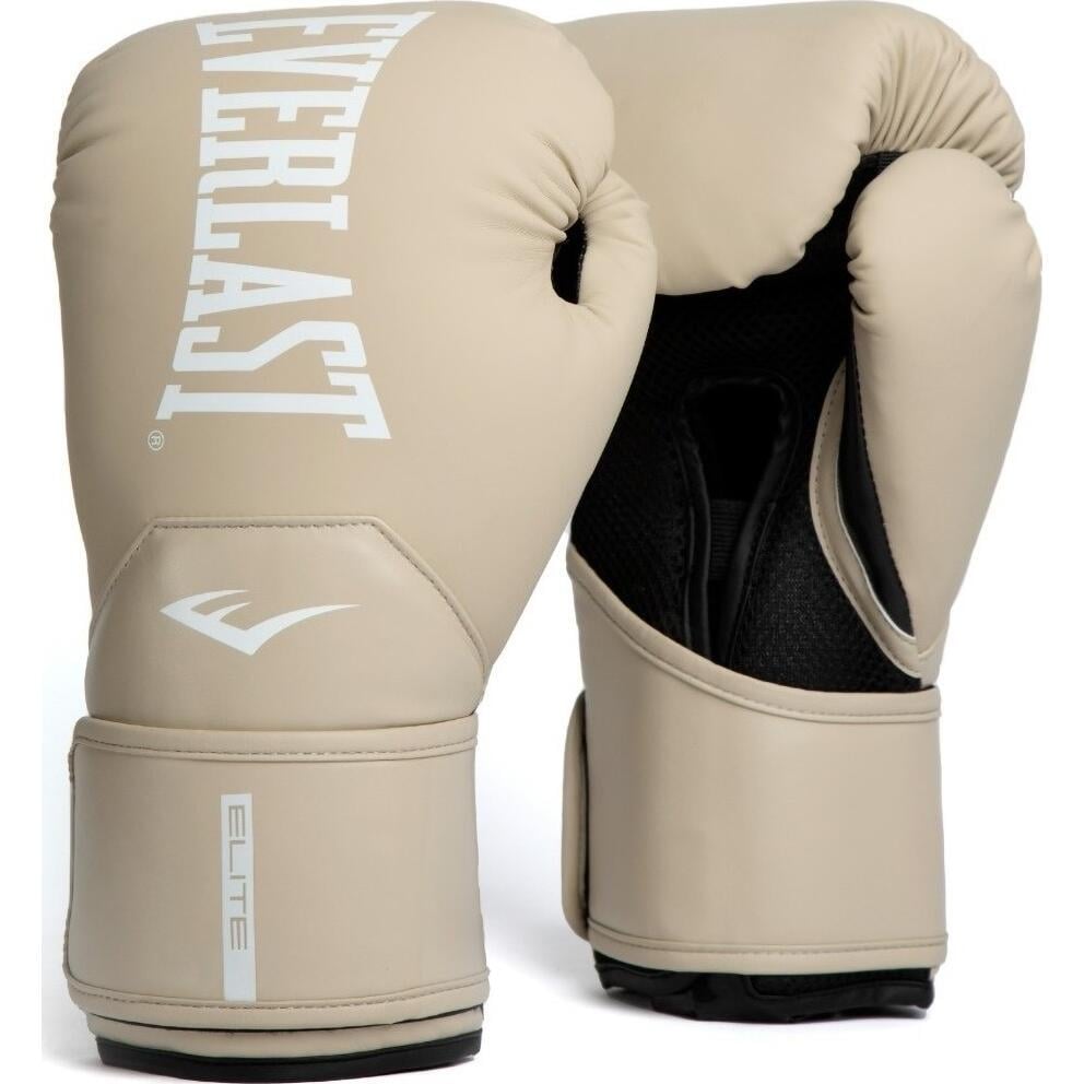 Рукавички боксерські Everlast ELITE 2 BOXING GLOVES 16 унцій р. 16 Бежевий (P00003318)