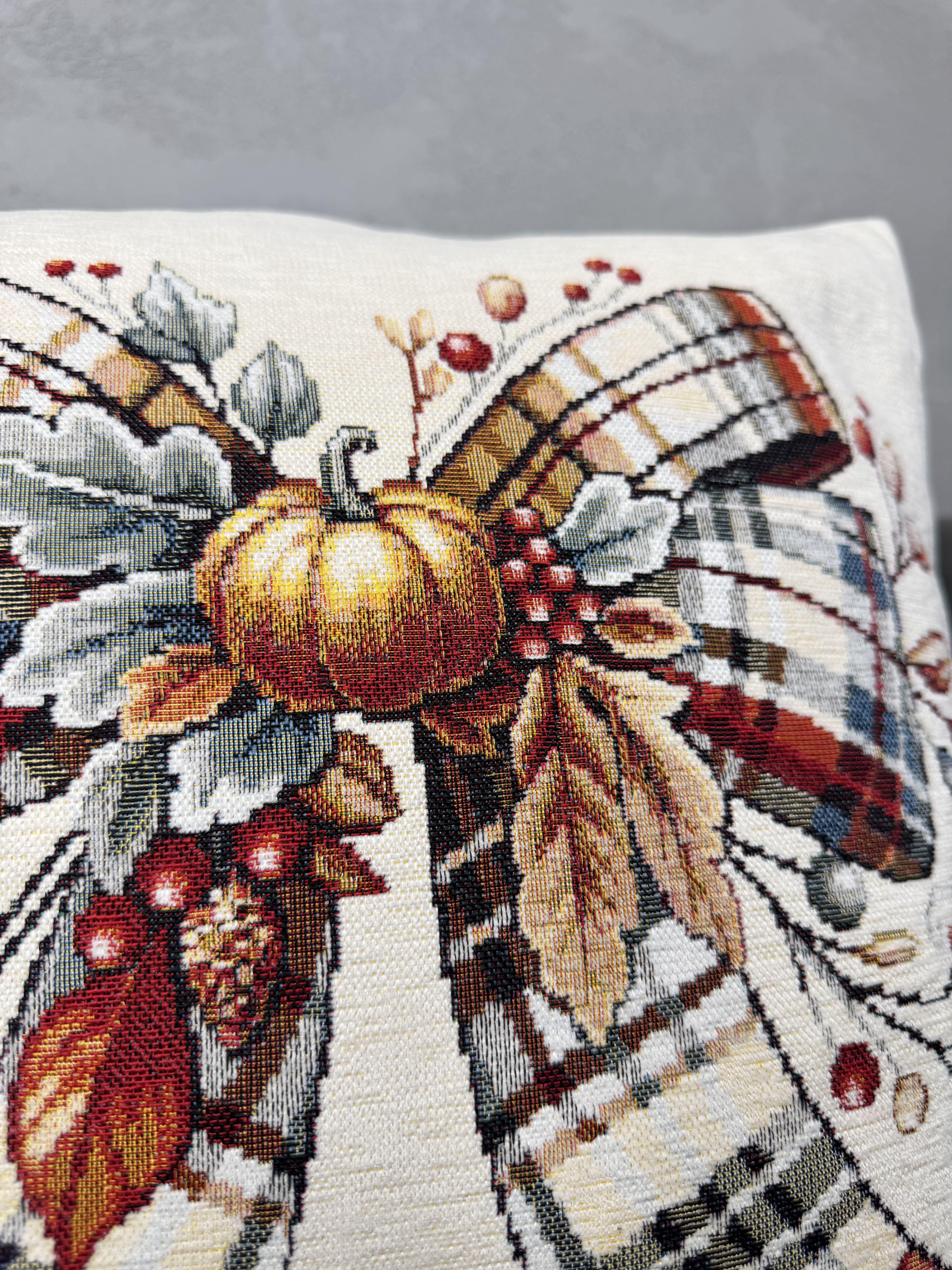 Наволочка гобеленовая декоративная Бант с шенилом 45x45 см (Bows/00499-PC3) - фото 5 Наволочка гобеленовая декоративная Бант с шенилом 45x45 см (Bows/00499-PC3) - фото 5