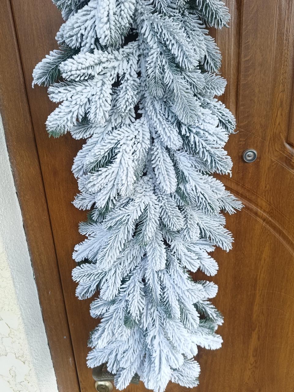 Хвойна гірлянда засніжена лита SGX Елітна 1 м (1494627071) - фото 3 Хвойна гірлянда засніжена лита SGX Елітна 1 м (1494627071) - фото 3