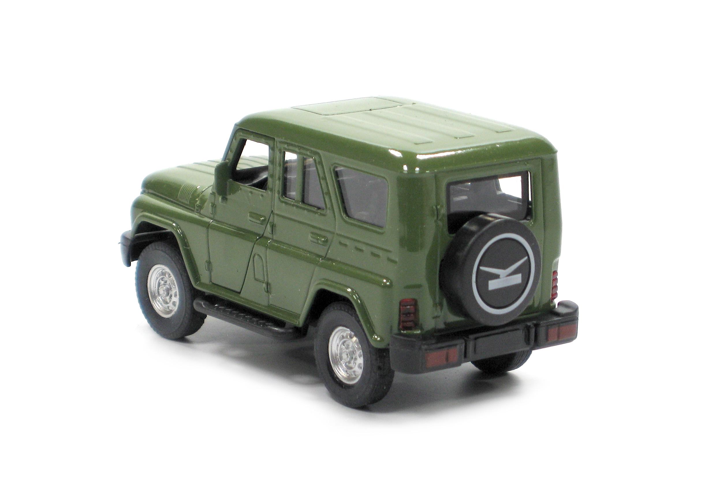 Модель металлическая Автопром УАЗ Hunter 1:32-36 (3277 Green) - фото 3