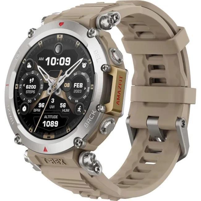 Смарт-годинник захищений Amazfit T-Rex Ultra Sahara Бежевий (2314913530)