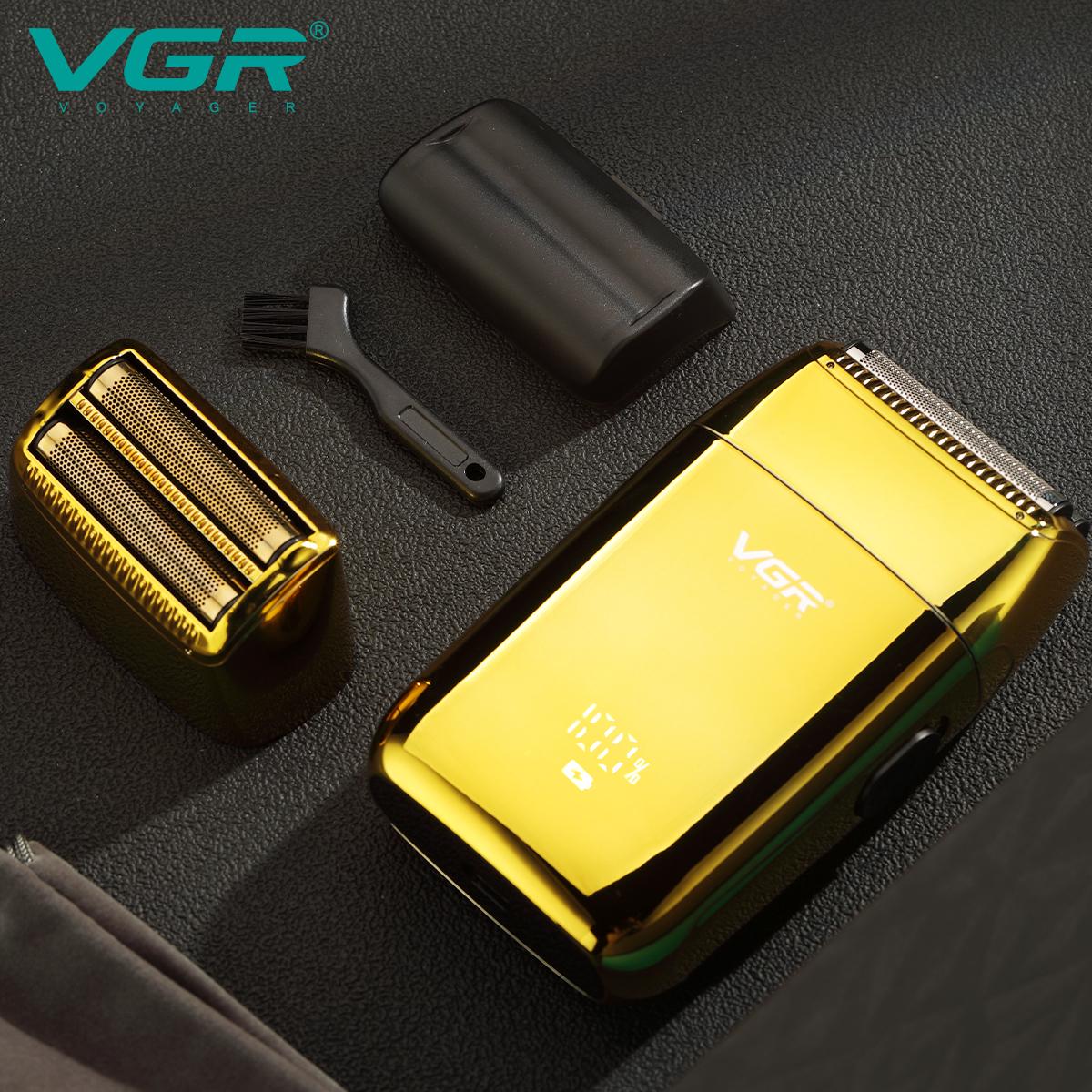 ᐉ Електробритва VGR V-399 для сухого та вологого гоління Waterproof LED ...