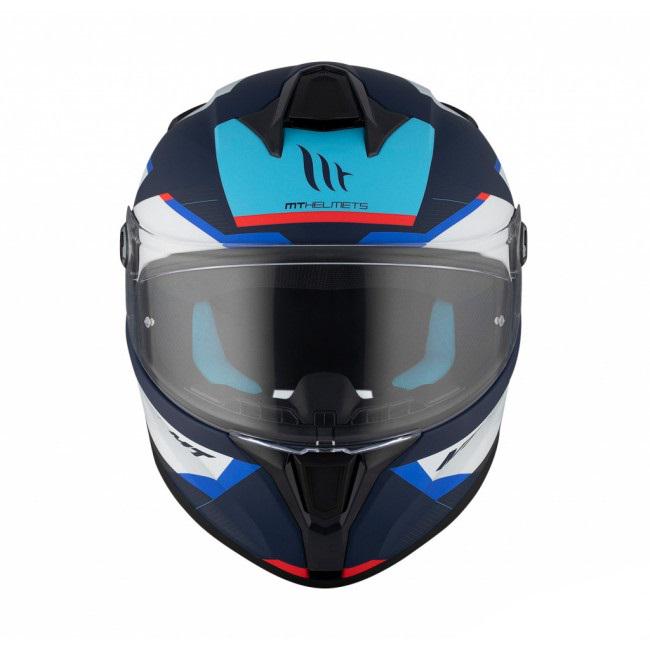 Мотошлем MT HELMETS Targo S KAY C7 M Black/Blue/White (32179) - фото 3