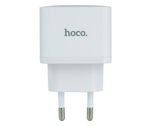Устройство зарядное сетевое Hoco N29 Triumph Type-C PD 35W QC3.0 cable Type-C to Lightning White Устройство зарядное сетевое Hoco N29 Triumph Type-C PD 35W QC3.0 cable Type-C to Lightning White