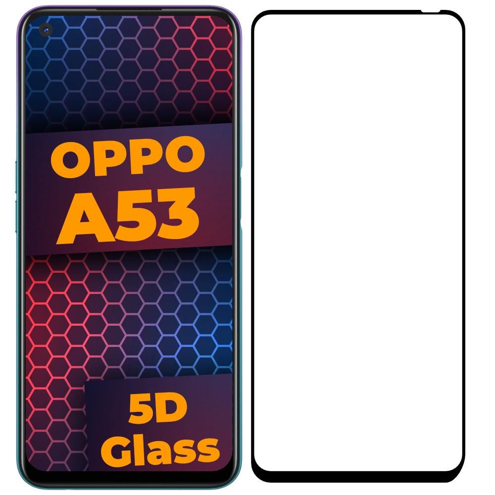 Стекло 5D OPPO A53 защитное Full Glue (19107) Стекло 5D OPPO A53 защитное Full Glue (19107)