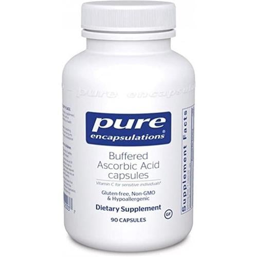 Витамин C Pure Encapsulations Buffered Ascorbic Acid 670 мг 90 капс. (000012412) Витамин C Pure Encapsulations Buffered Ascorbic Acid 670 мг 90 капс. (000012412)