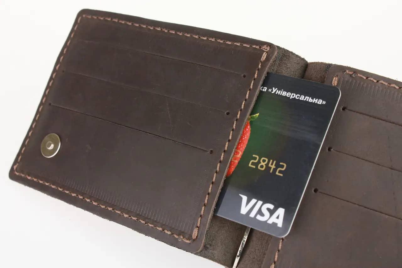 Кошелек FREESKIN с зажимом и монетницей Темно-коричневый - фото 3 Кошелек FREESKIN с зажимом и монетницей Темно-коричневый - фото 3