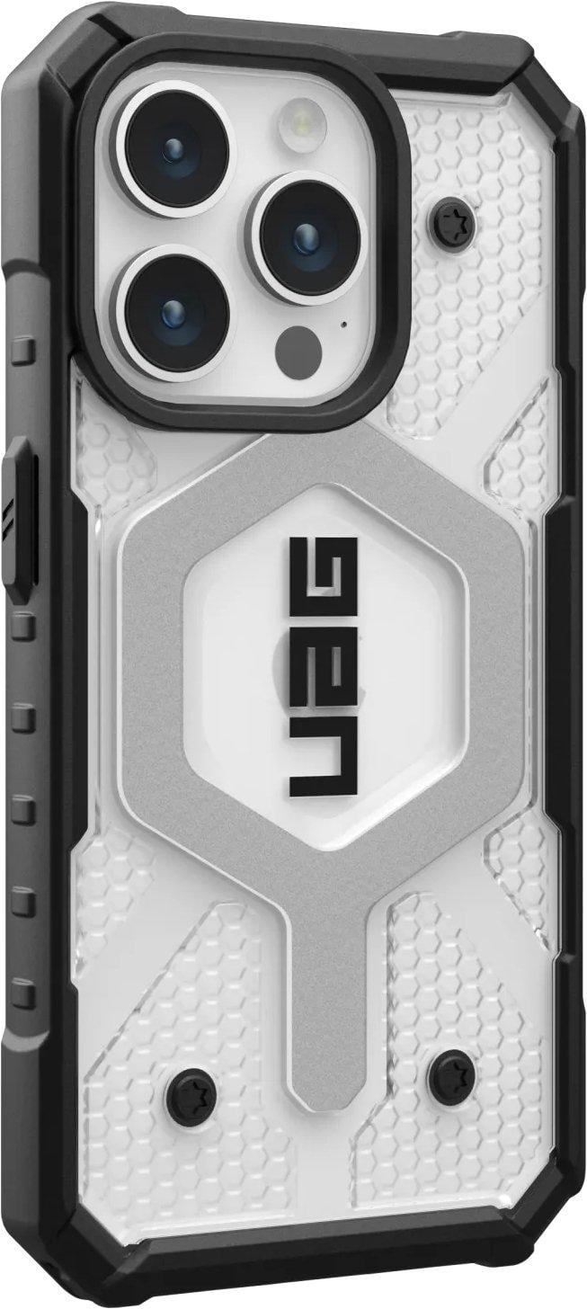 Чехол милитари противоударный UAG Pathfinder Clear Case with MagSafe 114301114343 для Iphone 15 Pro Max (6.7") Ice