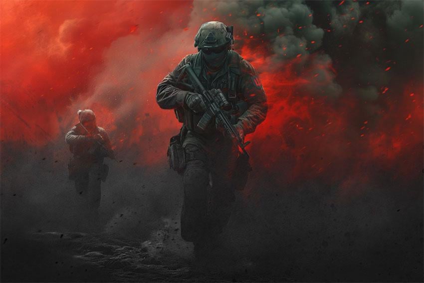 Прапор Червоний світанок прапорна сітка 105х70 см (14130)