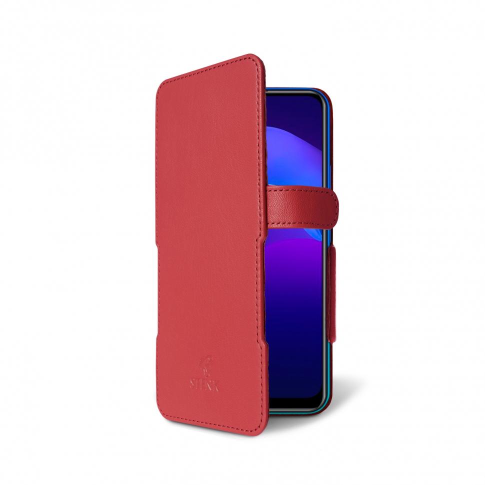 Чехол книжка Stenk Prime для Vivo Y15 Красный (63764)