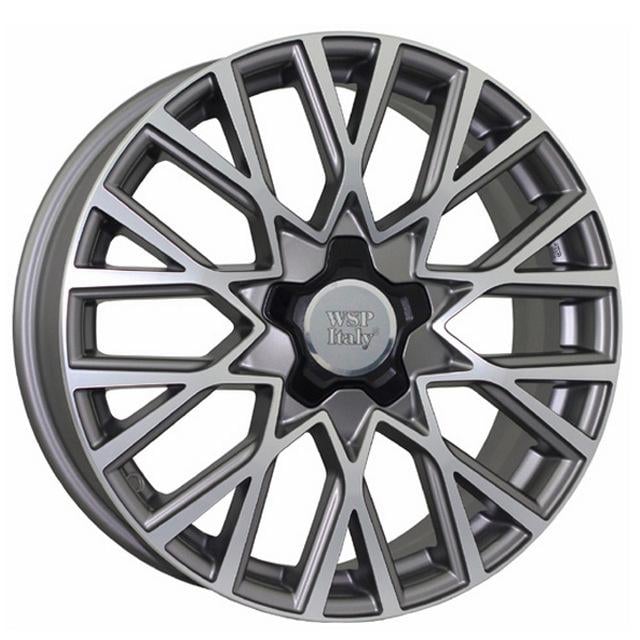 Литые диски WSP Italy Fiat W168 Gran Sasso 7x18 5x110 ET40 DIA65,1 Matt gun metal polished