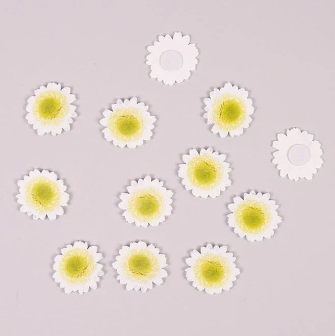 Декор на липучке Flora Цветочек 12 шт. (25831)