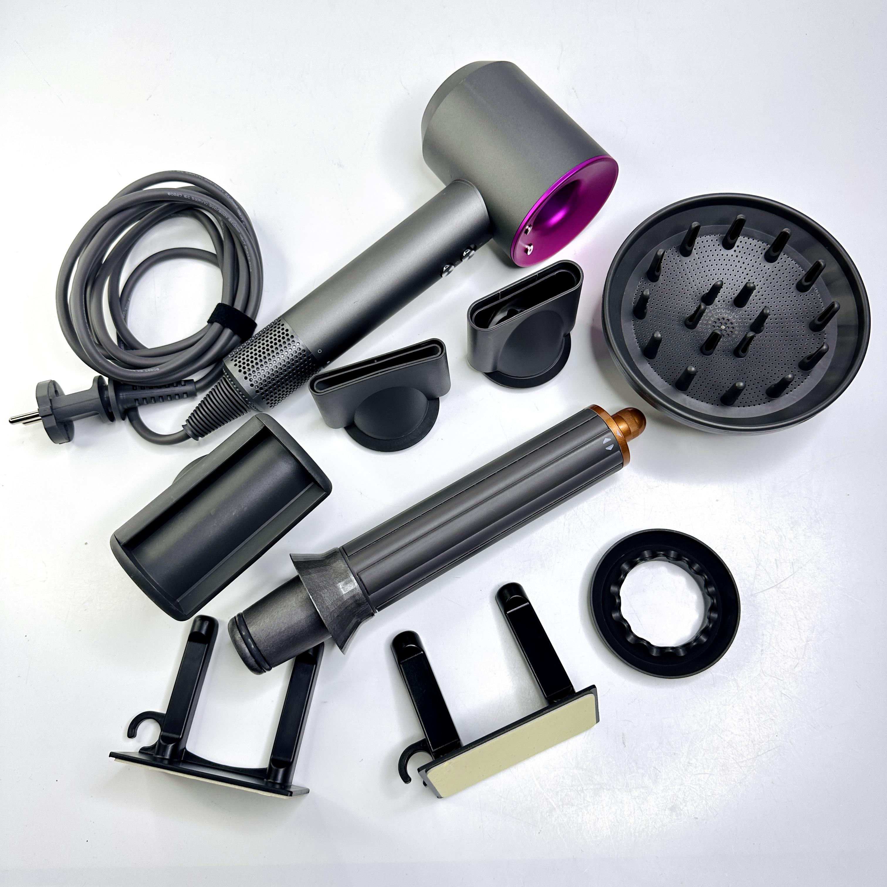 Фен Super Hair Dryer со сменными магнитными насадками для укладки и сушки волос 1600 Вт (DS1805-Rose)