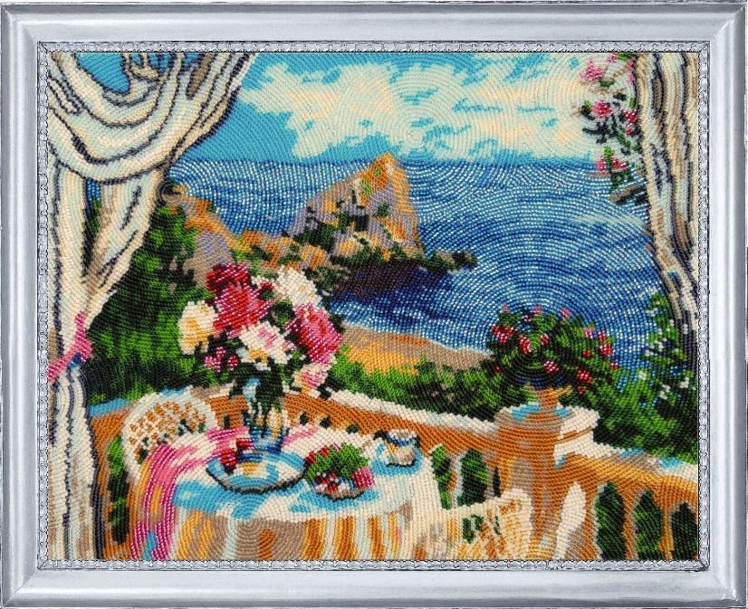 Набір для вишивання бісером BUTTERFLY 300 Сніданок з видом на море 27х34 см (300) Набір для вишивання бісером BUTTERFLY 300 Сніданок з видом на море 27х34 см (300)