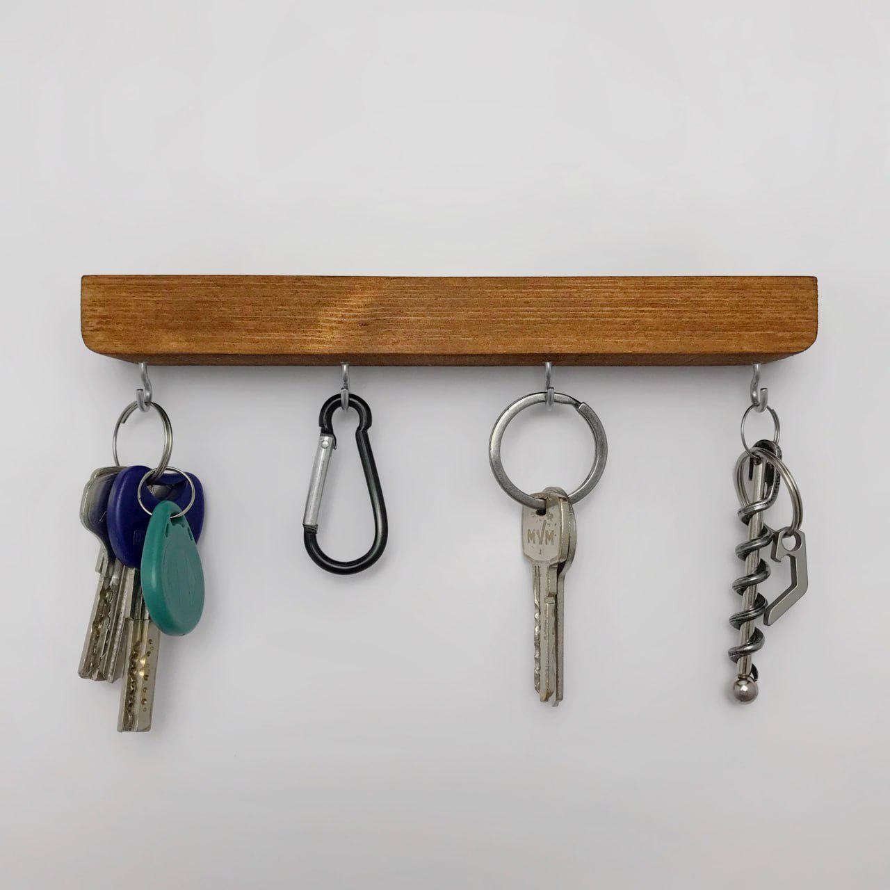 Ключница настенная 5dk8 на 4 крючка Тик (12292747)