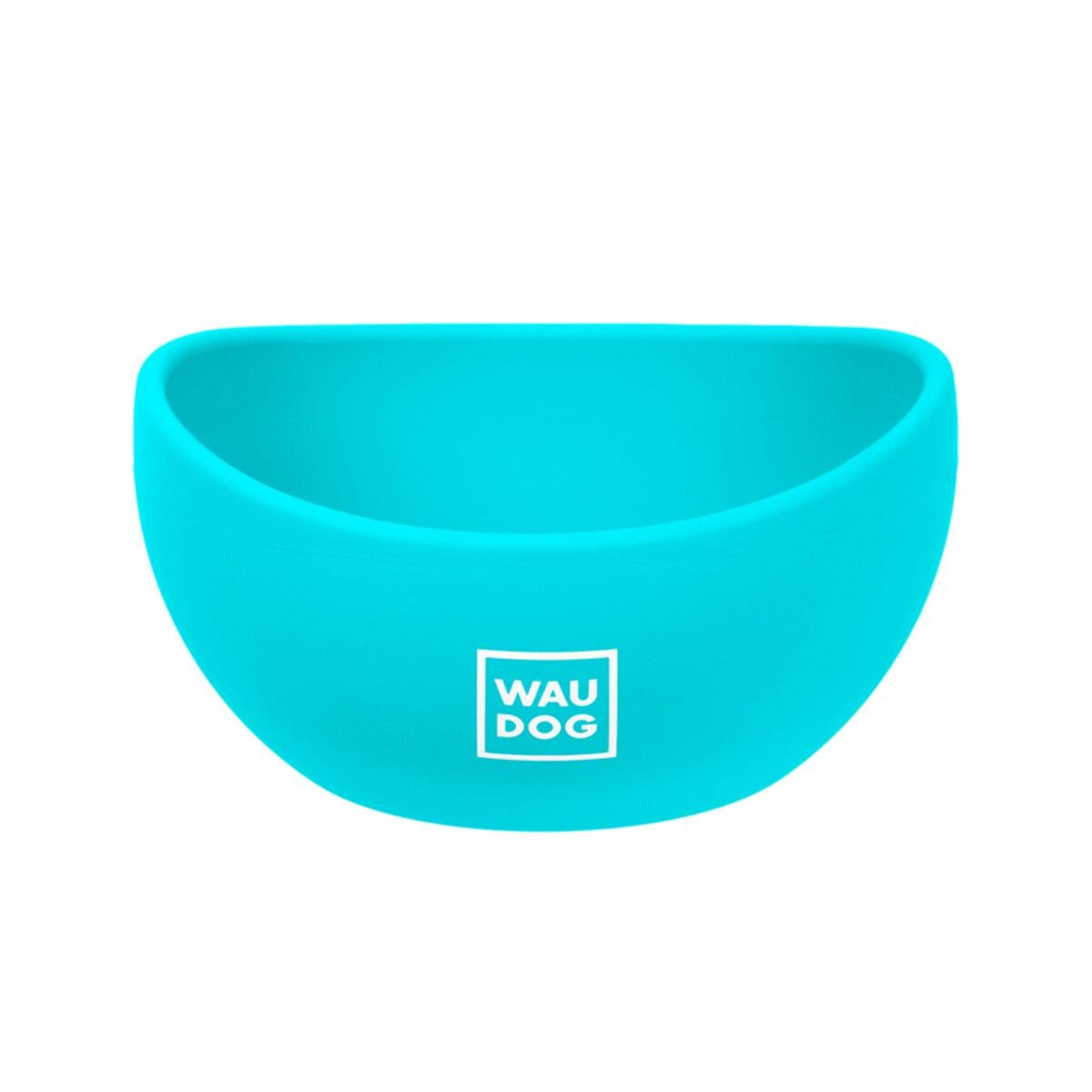 Миска WAUDOG Silicone 250 мл Голубой - фото 4