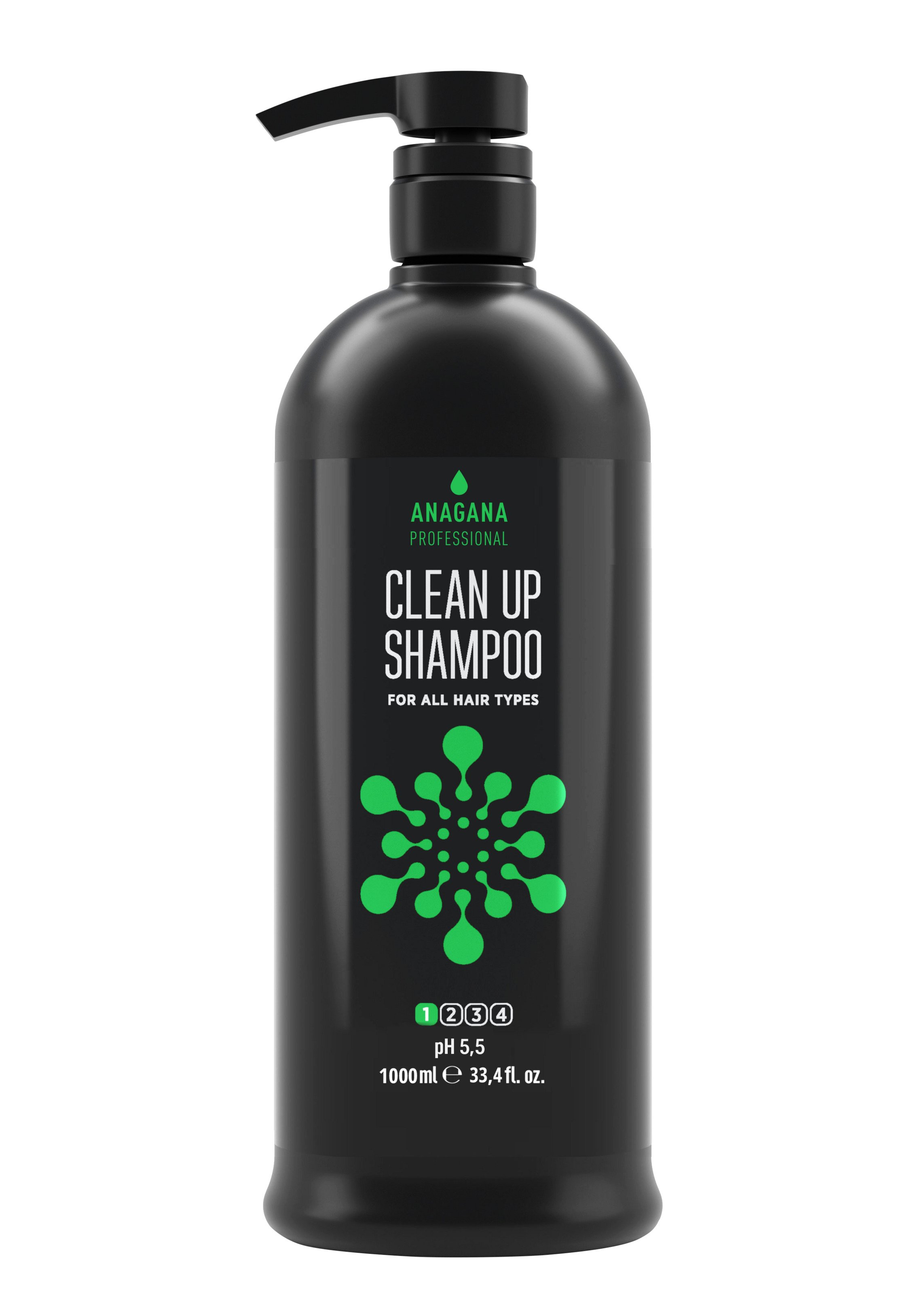 Шампунь CLEAN UP SHAMPOO for all hair tipes ANAGANA 1000 мл (22-ШГ-1000)