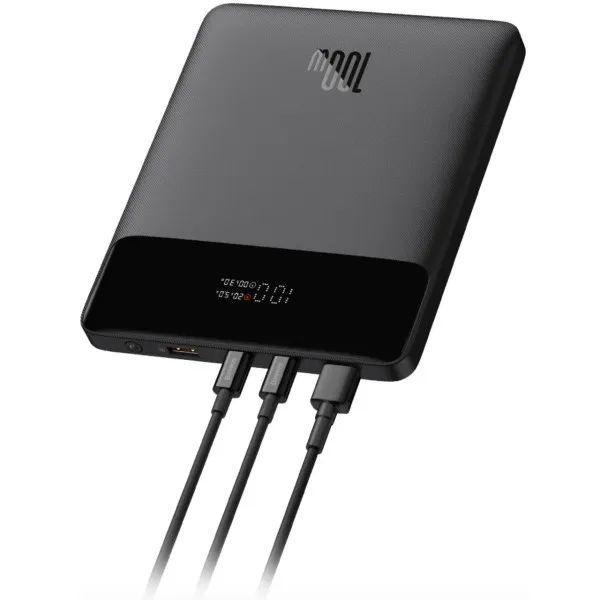 Повербанк BASEUS Blade Power Quick Charge 20000 mAh 100W 3,0 5A Black (BS1822) - фото 3 Повербанк BASEUS Blade Power Quick Charge 20000 mAh 100W 3,0 5A Black (BS1822) - фото 3