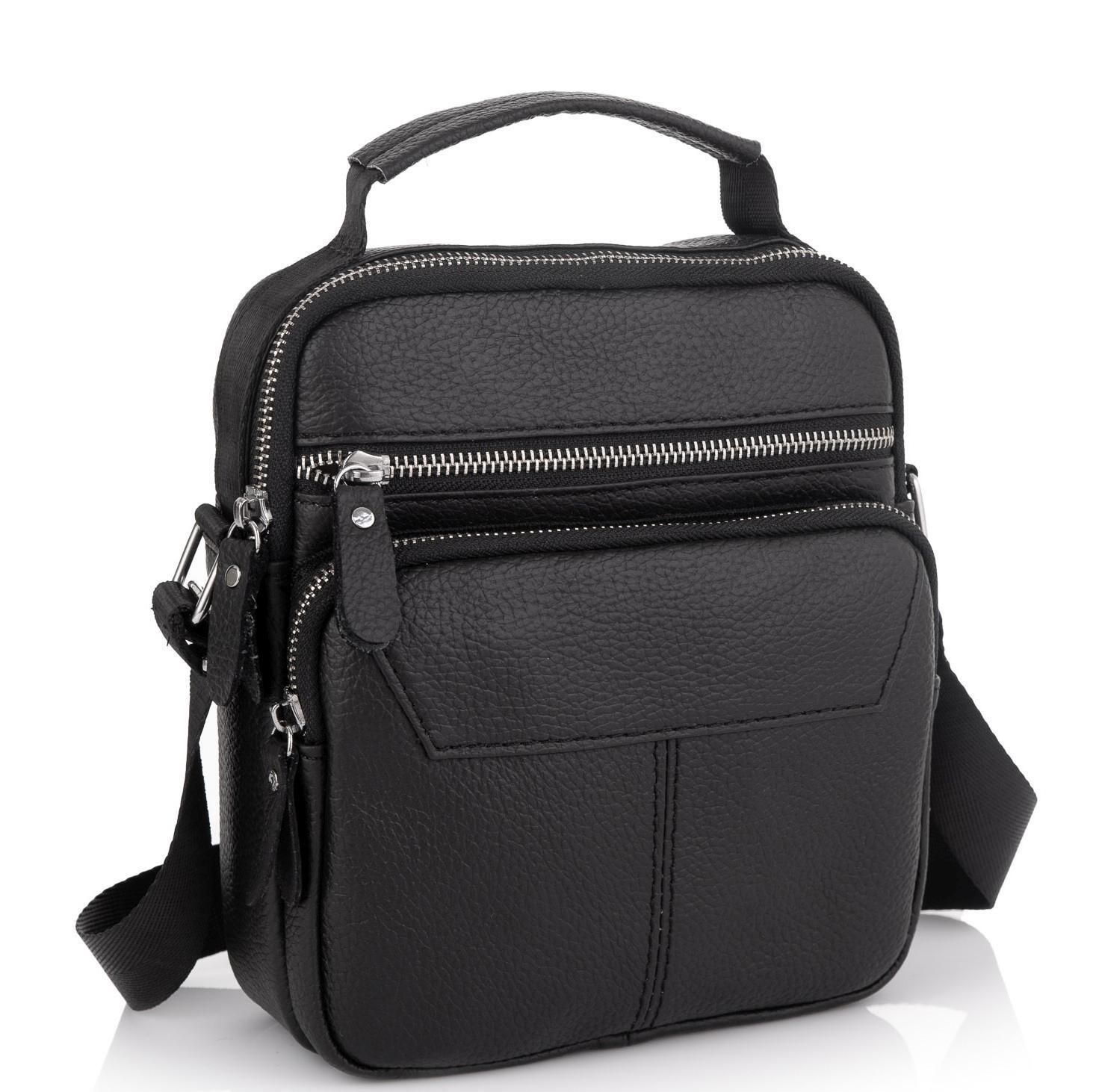 Мужская сумка через плечо Royal Bag A25F-1436A Черный (4809)