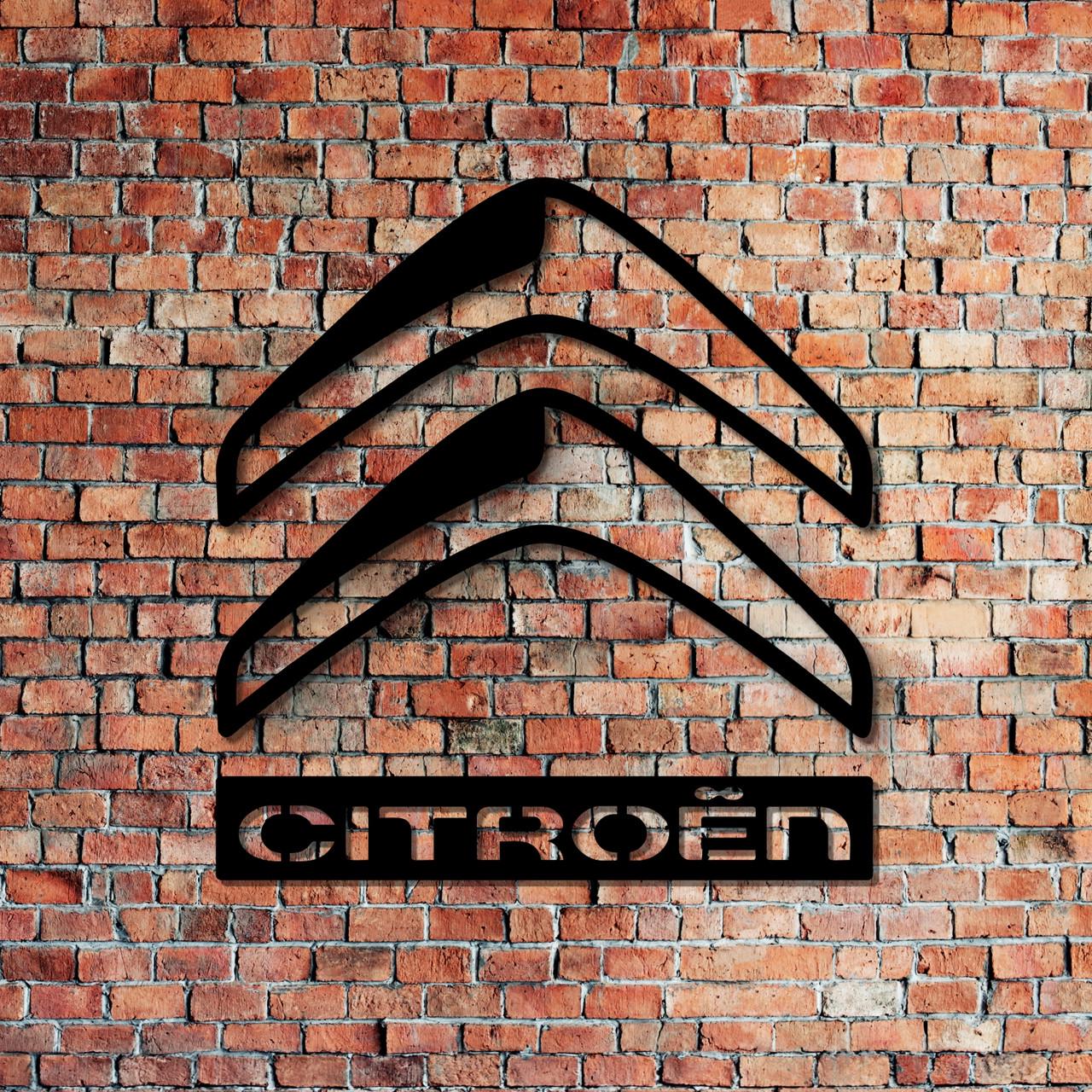 Декор настенный Citroen деревянный Декор настенный Citroen деревянный