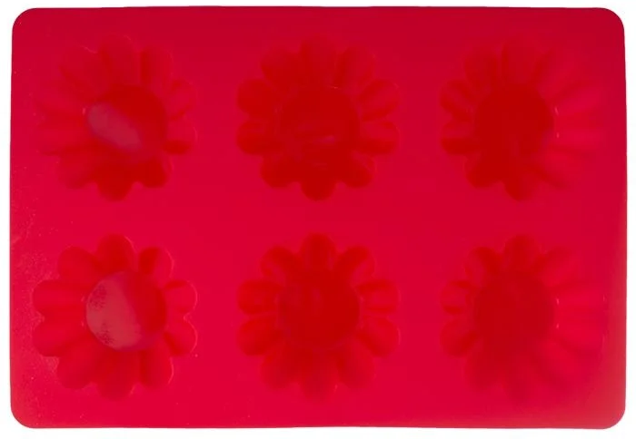 Форма для выпечки силиконовая Stenson Кексы на 6 емкостей 25,7х17,8х3 см Красный (MMS-MH-3016) - фото 1 Форма для выпечки силиконовая Stenson Кексы на 6 емкостей 25,7х17,8х3 см Красный (MMS-MH-3016) - фото 1