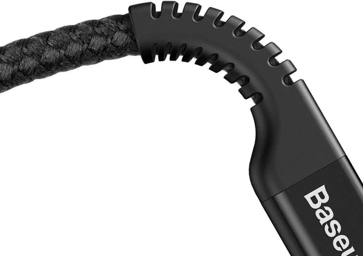 Кабель Baseus Fish eye Spring Data Cable Lightning 1 м Black - фото 3