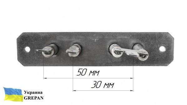 Тэн для духовки Grepan De Luxe 2200W 220V 350x295 мм нержавеющая сталь (duh024) - фото 3