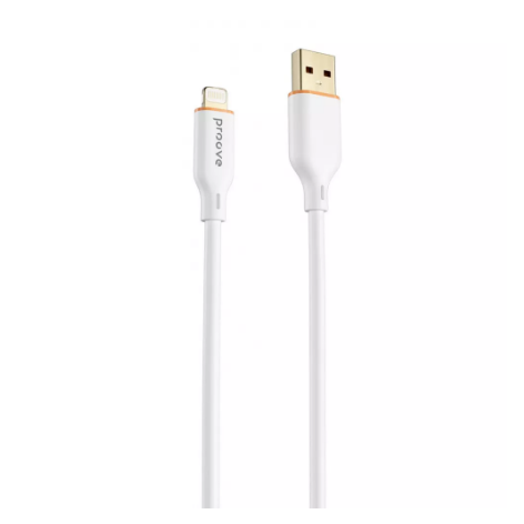 Кабель Proove Jelly Silicone USB to Lightning 2,4 A 1 м White (CCJS20001102)