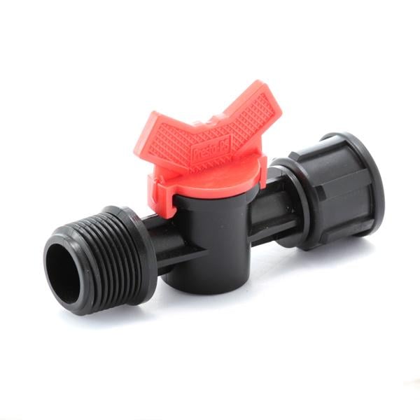 Кран шаровый Presto-PS с наружной и внутренней резьбой 3/4 на 1/2" (MF-013412)