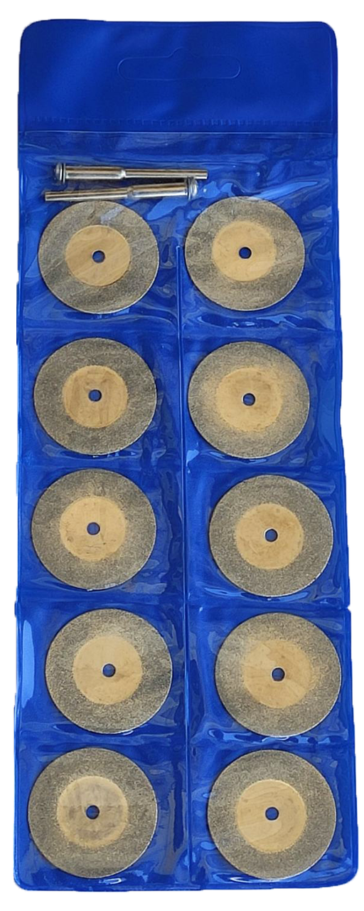 Гравировочный набор алмазных дисков 20 мм 10 ед. (53723)