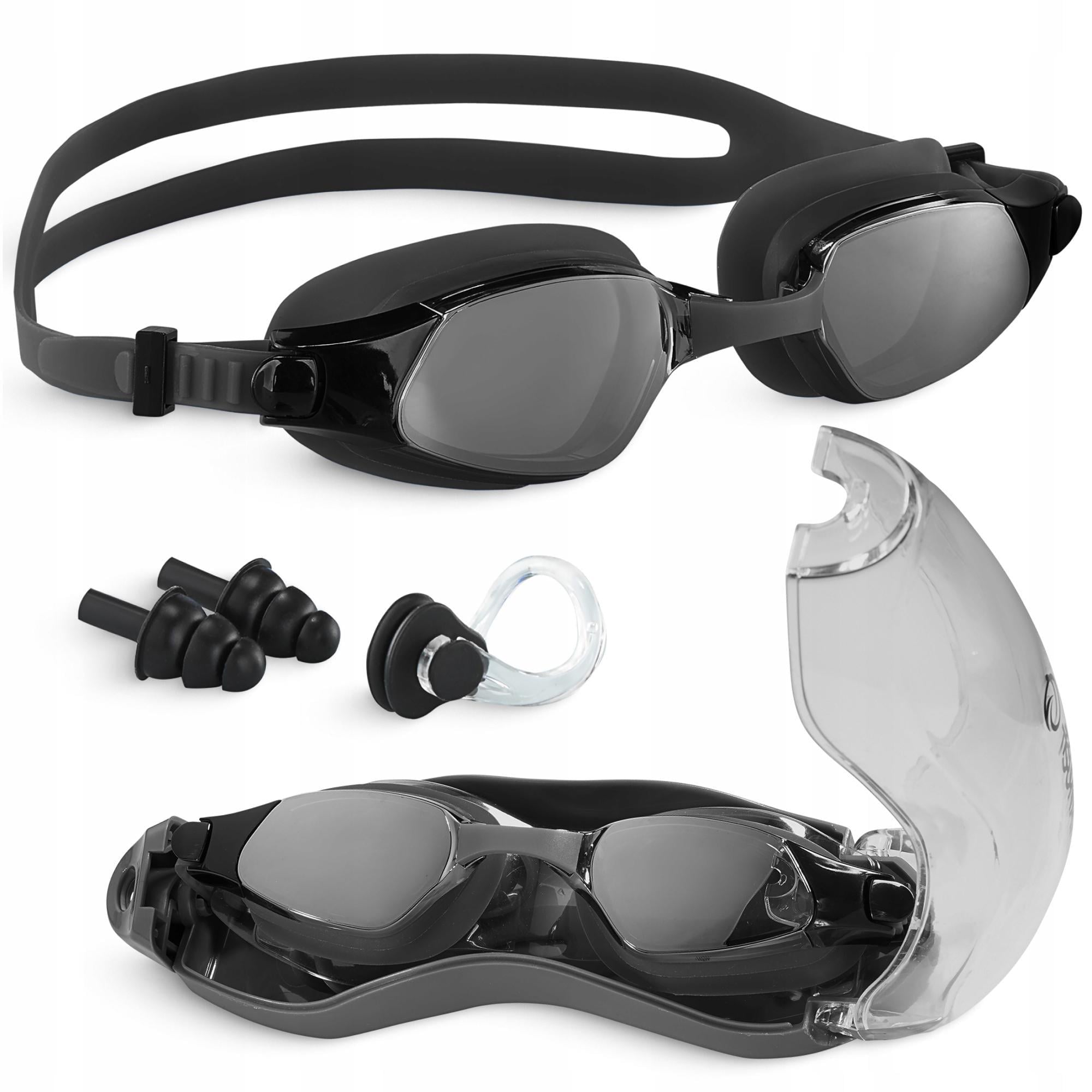 Очки для плавания TSUNAMI Anti-Fog 3в1 чехол беруши и зажим для носа Black (P-5905973401760) Очки для плавания TSUNAMI Anti-Fog 3в1 чехол беруши и зажим для носа Black (P-5905973401760)