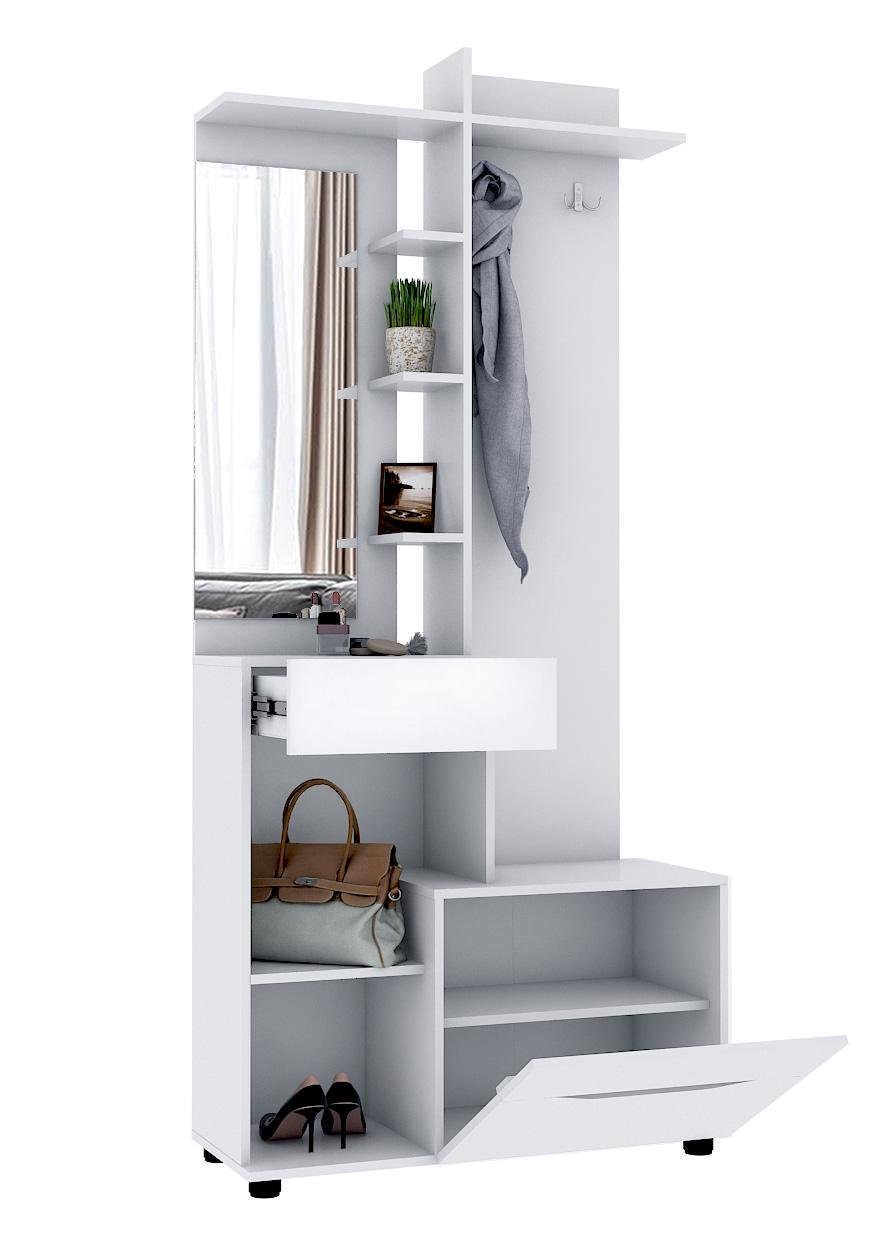 Вешалка Мастер Форм Аякс левосторонняя 900х376х2000 мм Нимфея альба (30908) - фото 2