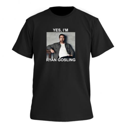 Футболка мужская Owi Premium "Yes, i'm Ryan Gosling" S Черный (16061388-2-195419-S)