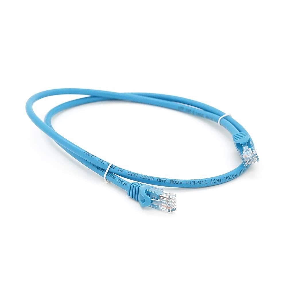 Патч-корд литий Ritar UTP RJ45 Cat.6 1 м Cu мідь Синій