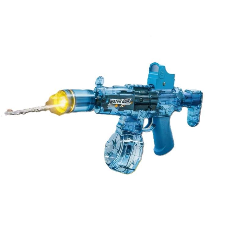 Игрушечный электрический водяной автомат UMP45 с подсветкой и трассерной насадкой