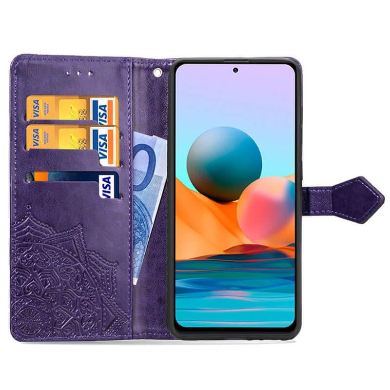 Шкіряний чохол (книжка) Art Case з візитницею для Xiaomi Redmi Note 10 Pro / 10 Pro Max - фото 4