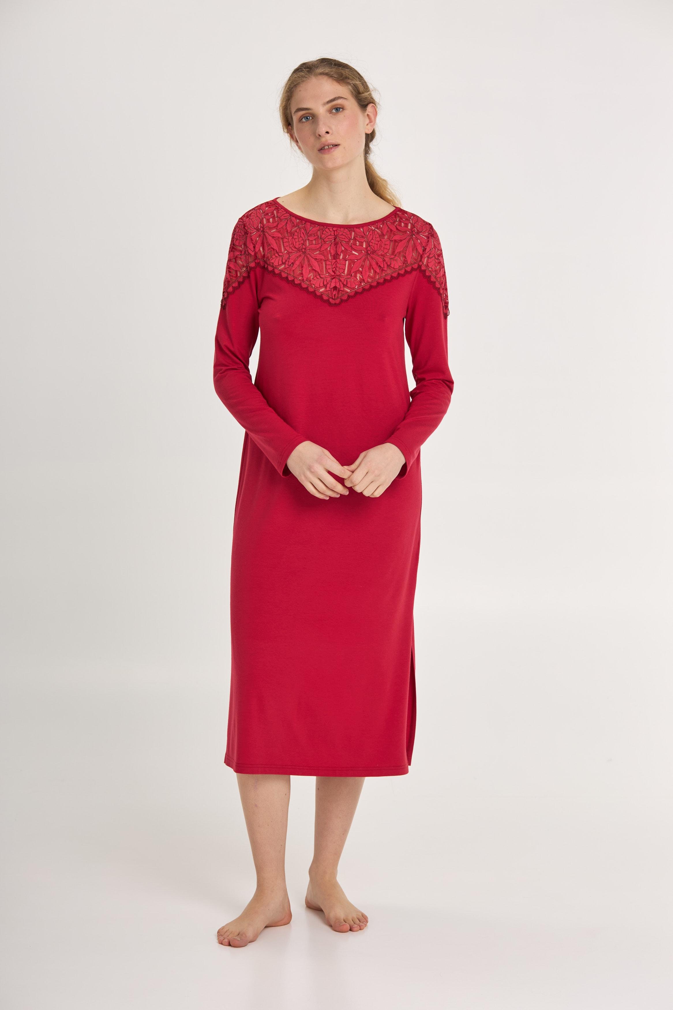 Рубашка женская Ellen Margaret ldm 102/19/02 S Красный