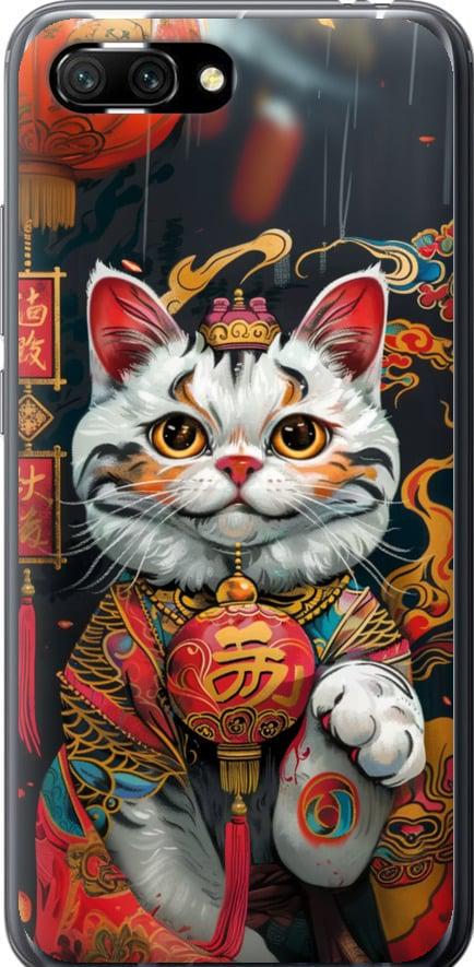 Чехол на Huawei Honor 10 China Cat v2 (6135u-1496-42517) Чехол на Huawei Honor 10 China Cat v2 (6135u-1496-42517)