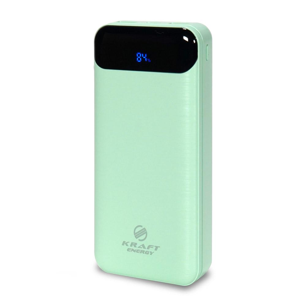 Повербанк Kraft KPB-2020FC 22.5W QC 3.0 20000 mAh Green (43-00095) - фото 2