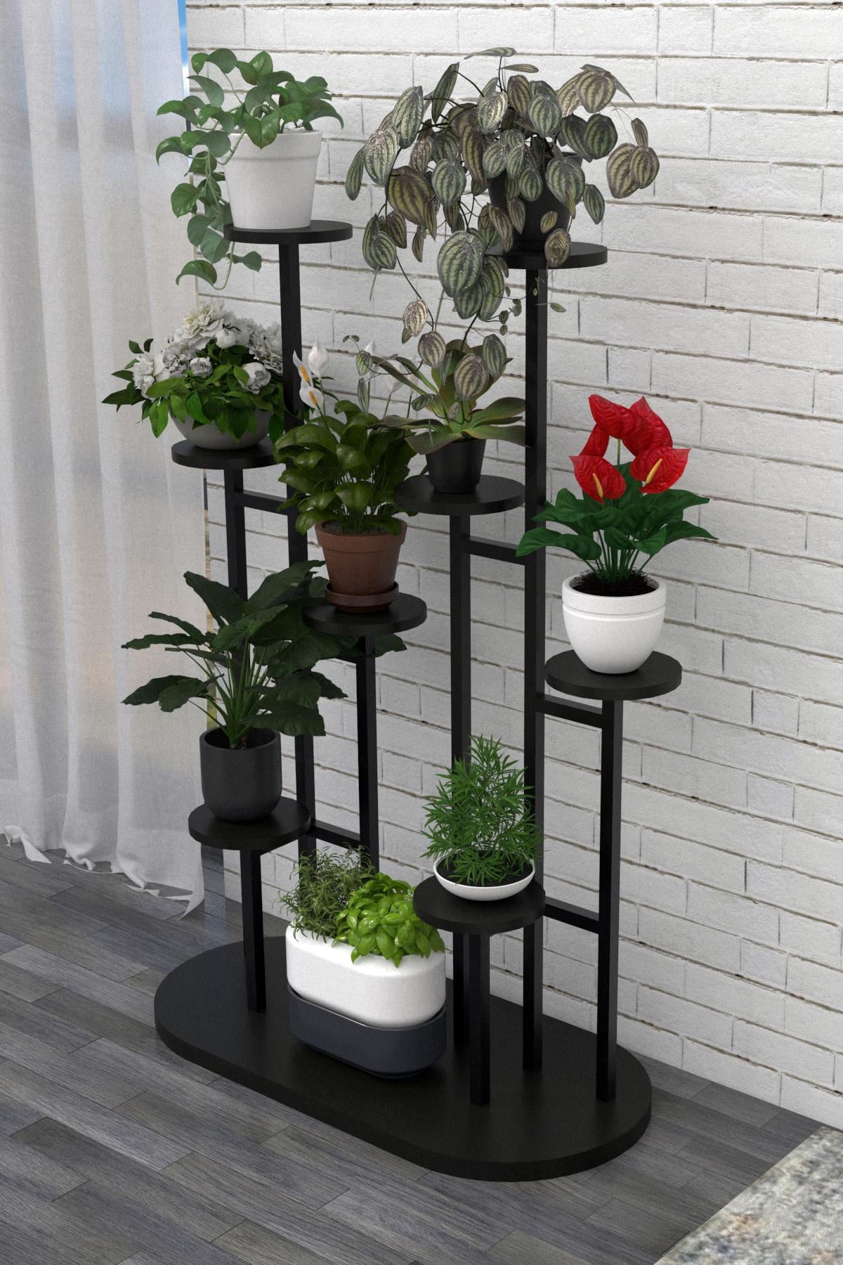 Подставка под цветы EcoLoft FloraRise DSP-1172 в стиле лофт Черный (DSP-1172-5)