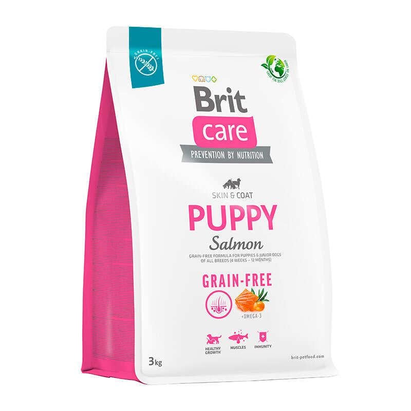 Корм сухой для щенков Brit Care Dog Grain-free Puppy с лососем 3 кг (172194)