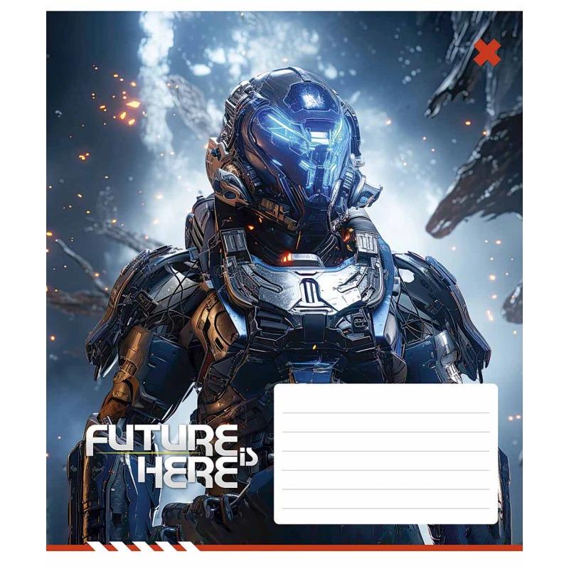 Школьная тетрадь в клетку Школярик 12 листов Разноцветный (NB-286-Z-571)