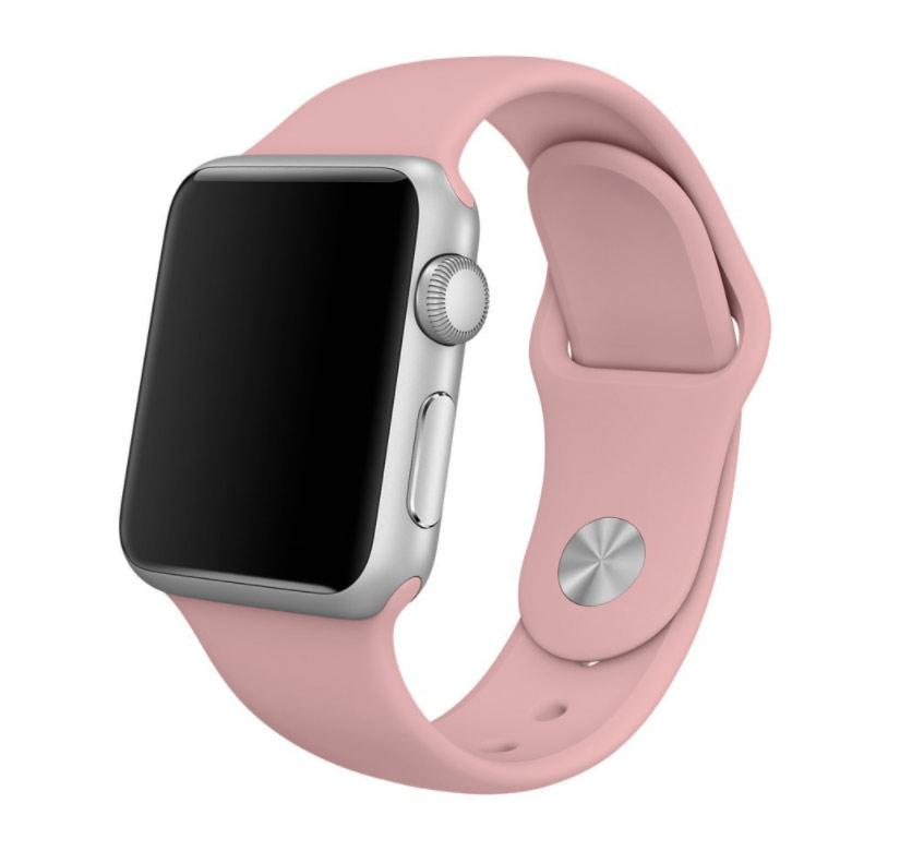 Спортивный ремешок Primolux для часов Apple Watch 38 мм/40 мм 110 мм Light Purple (1297075407)