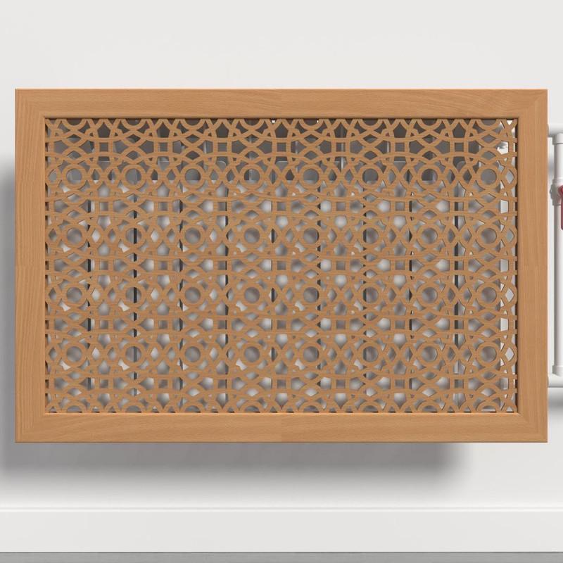 Решетка-экран на батарею SMARTWOOD 900 мм Бук Бавария (R21123105)