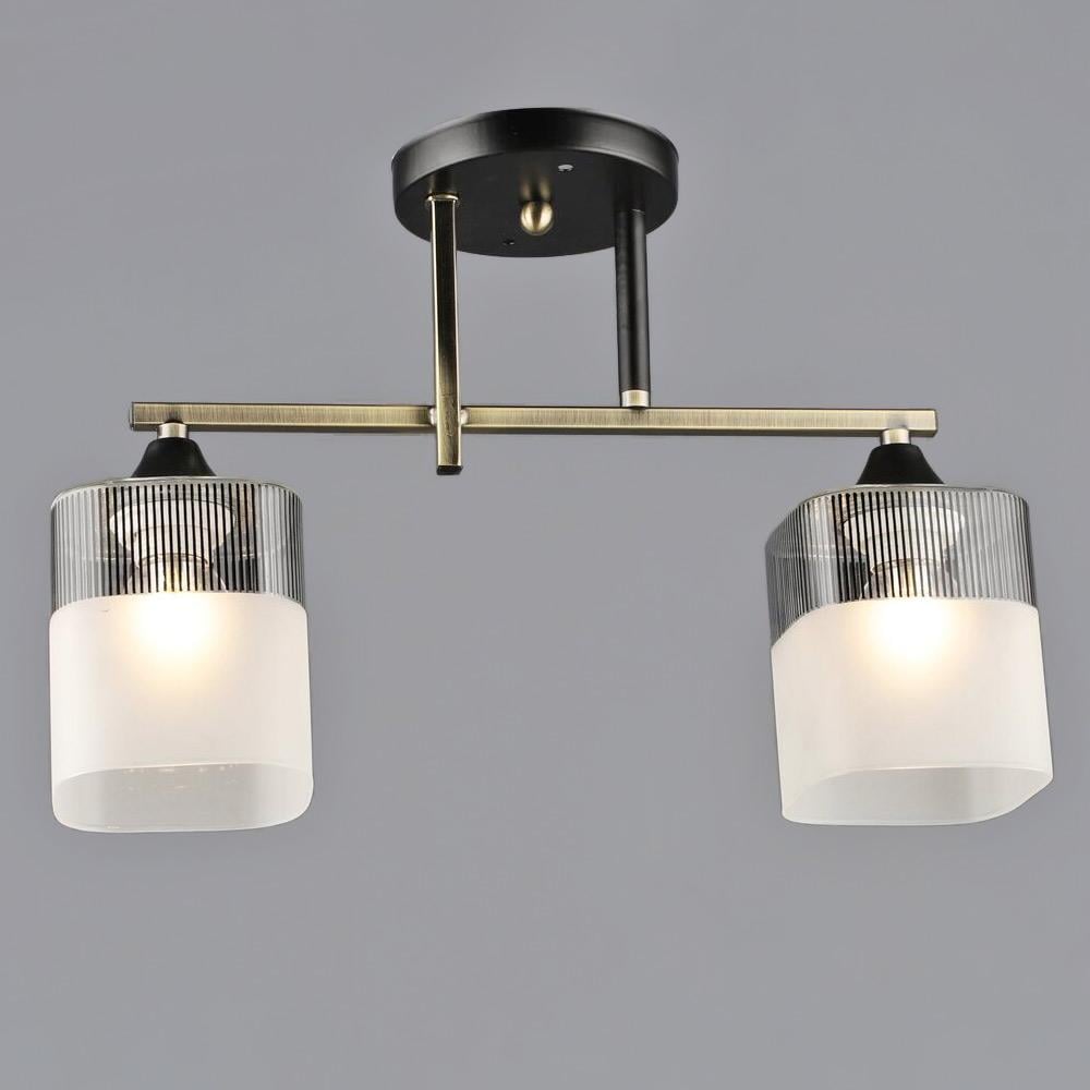 Люстра потолочная Light House SRS-20396/2 AB+BK Черный/Бронзовый