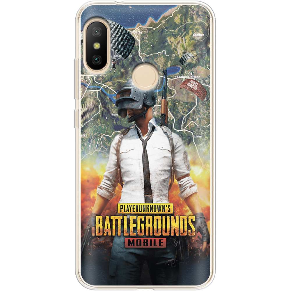 Чехол BoxFace Xiaomi Mi A2 Lite PUBG Mobile Прозрачный силикон (34892-up2309-34892)