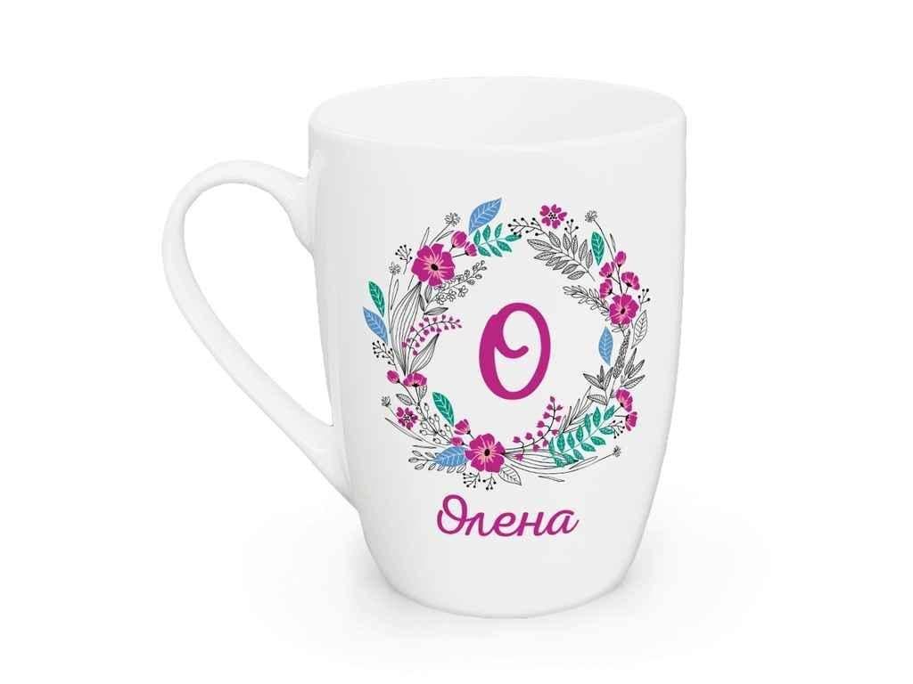 Чашка Kvarta Капучино "Олена" 360 мл (2414)