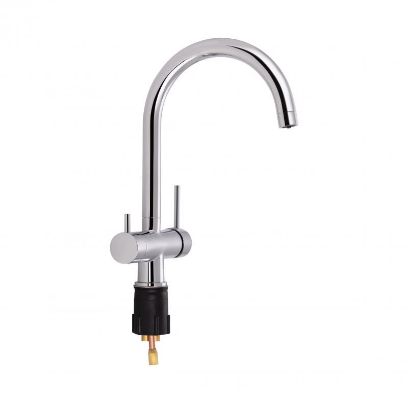 Смеситель кухонный два канала воды QT Kuchyně 92102UC Смеситель кухонный два канала воды QT Kuchyně 92102UC