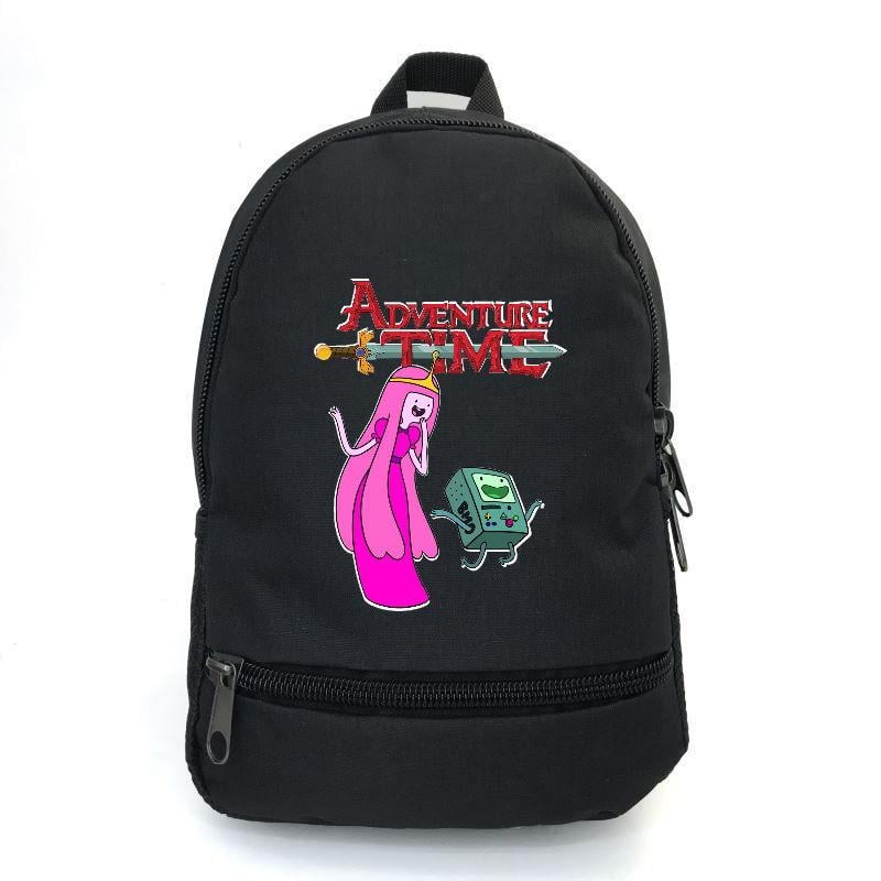 Шкільний рюкзак підлітковий Cappuccino Toys з принтом Adventure time-002 12,5 л Чорний (1404954863)