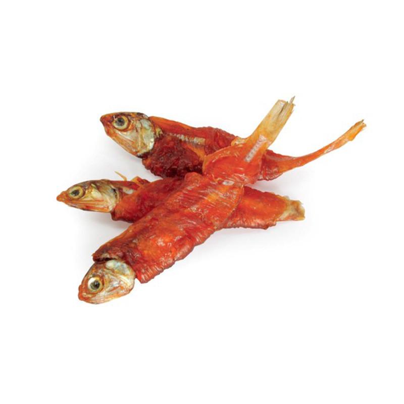 Лакомства для собак для дрессировки и поощрения Camon куриные рулетики с рыбкой 6-9 см 100 г (2731123973) - фото 2